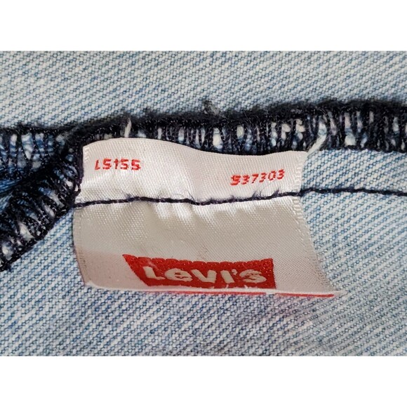 Levi's 501 XX Mens Straight Button-Fly Jeans 34/30 Blue Cotton-Blend 00501-3184 - Picture 12 of 16